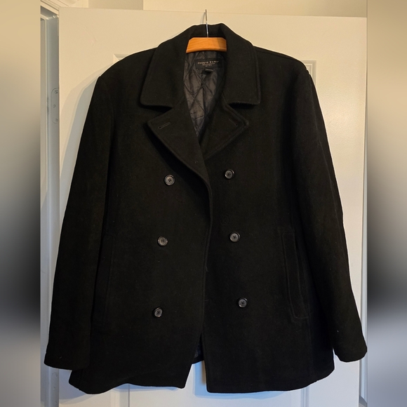 Men's Large Pea Coat - Picture 5 of 11